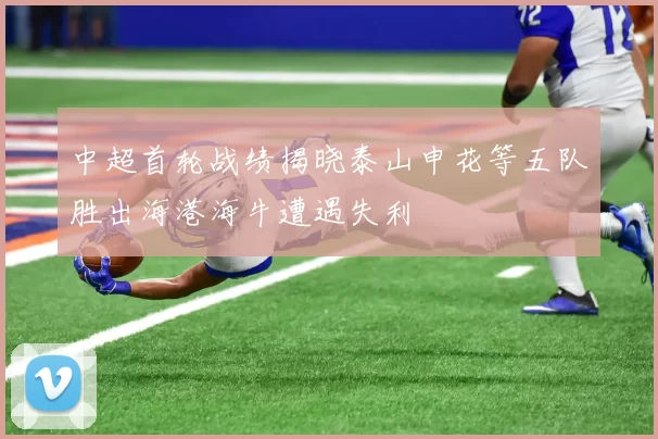 中超首轮战绩揭晓泰山申花等五队胜出海港海牛遭遇失利